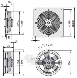 Rosenberg ER 250-2 - описание, технические характеристики, графики